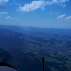 Flugwegposition um 13:10:24: Aufgenommen in der Nähe von Ostallgäu, Deutschland in 2034 Meter